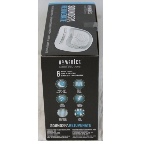 Home Medics Homedics Sleep Sound Spa Rejuvenate Machine Nature Sealed Portable - Picture 4 of 7